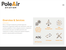 Tablet Screenshot of poleair.com
